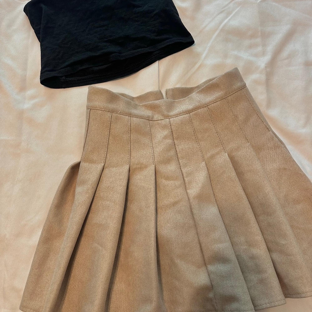 Khaki skirt